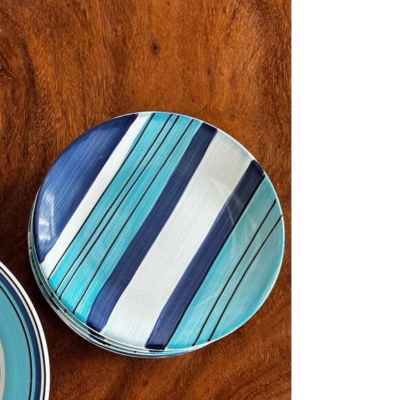 Vintage Cool River Salad Plate by Pfaltzgraff Set of 5 - Picture 2 of 10